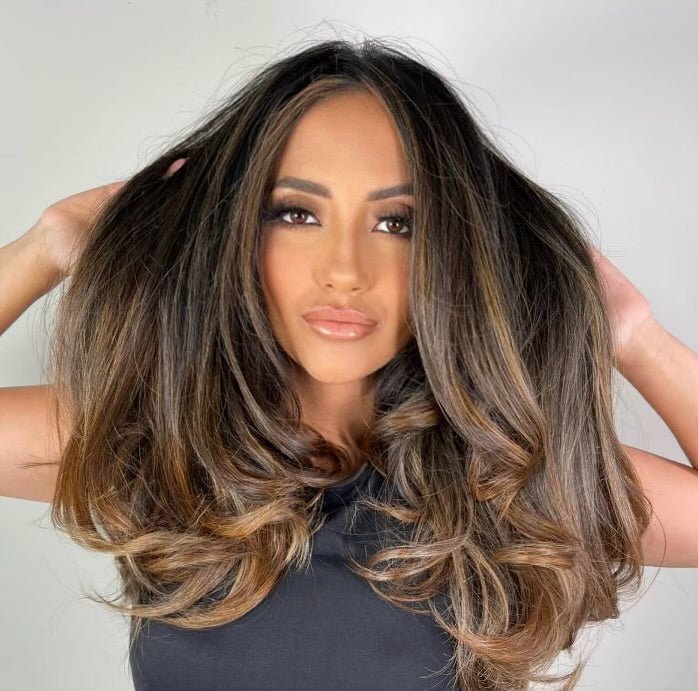 Bouncy Blowdry Brush and 18 piece roller set bundle - Airys Hair